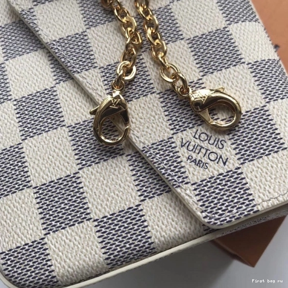 Frstbag ru Vuitton Pochette N63106 Louis Felicie Bag Damier 0731